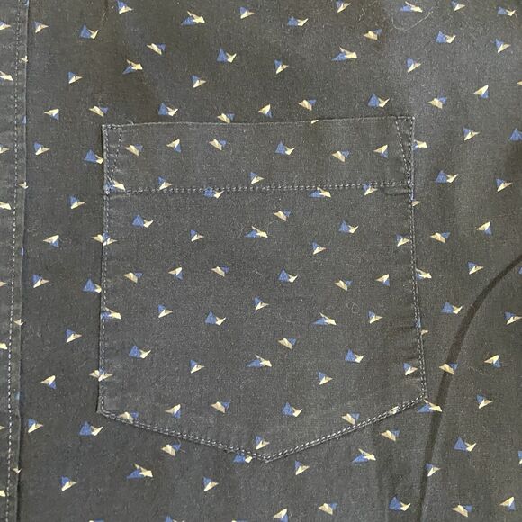 Hawker Rye Men’s Short Sleeve Button Down Shirt Size M Relaxed Fit - Picture 12 of 12